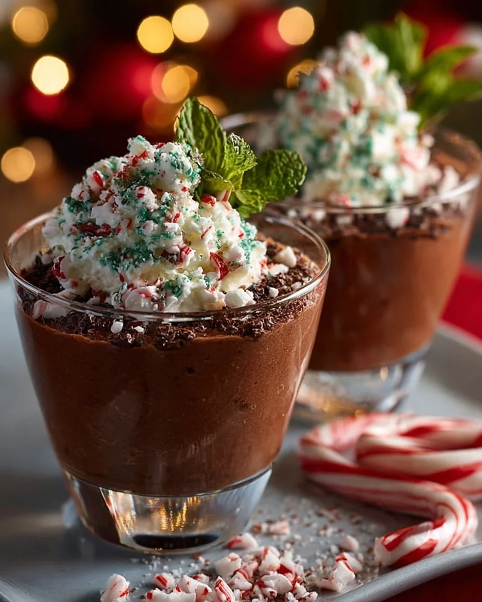 Chocolate Peppermint Mousse