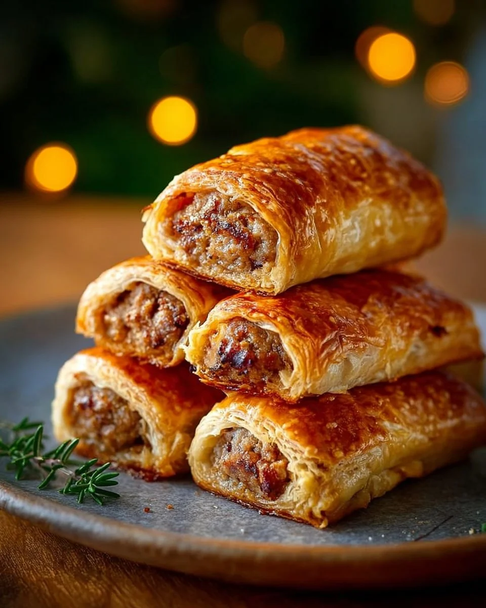 Easy Christmas Sausage Rolls