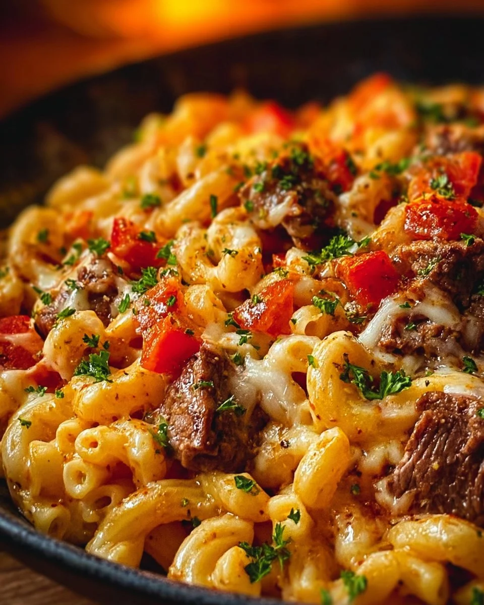 Steak & Pepper Jack Queso Mac: Your New Comfort Food Fix