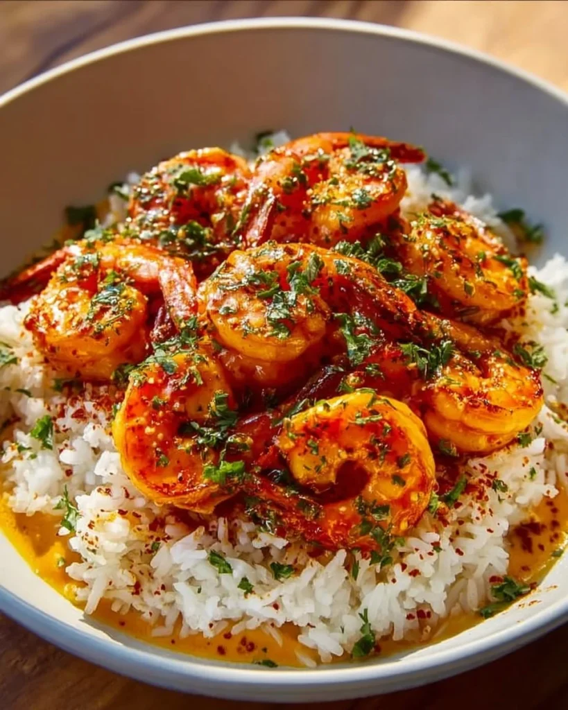 Plate of crispy and flavorful Dynamite Shrimp garnished with green onions