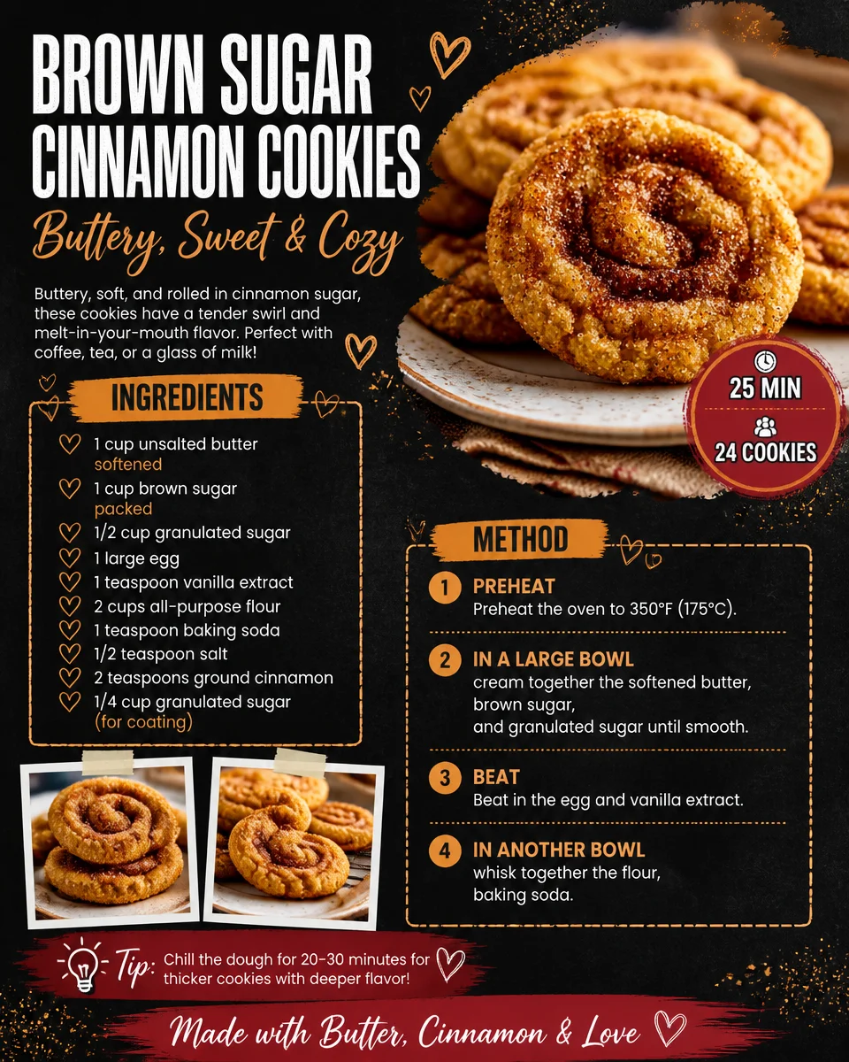 Brown Sugar Cinnamon Cookies