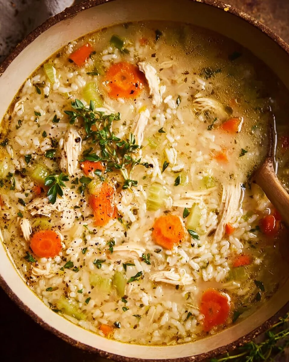 Creamy Chicken & Rice Soup