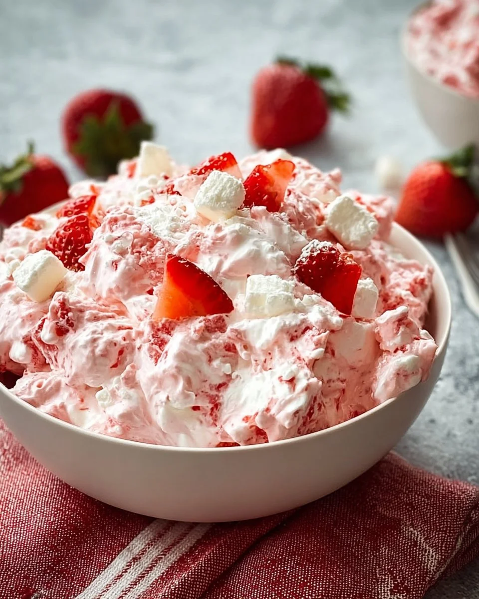 Creamy Strawberry Fluff Salad