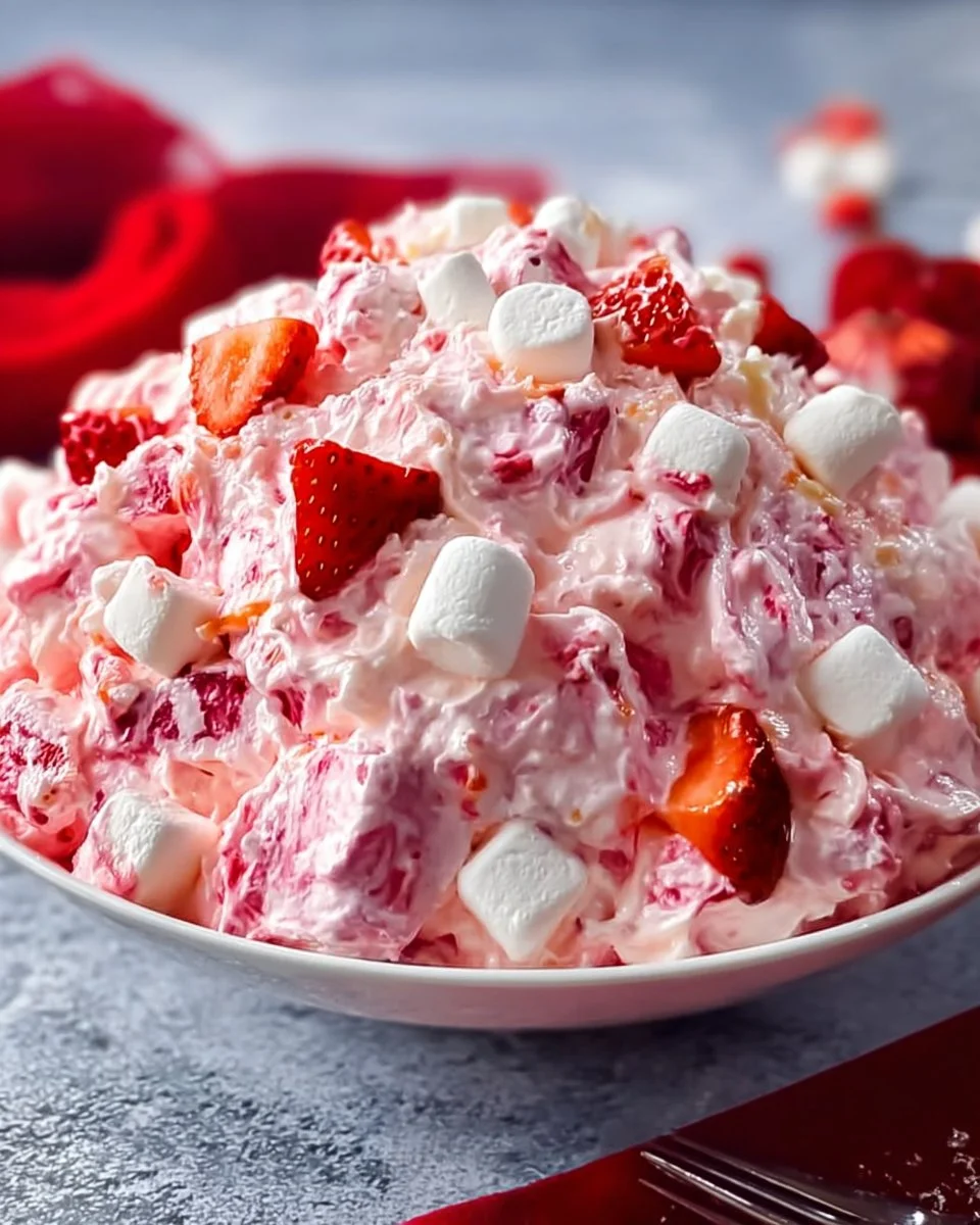 Creamy Strawberry Fluff Salad