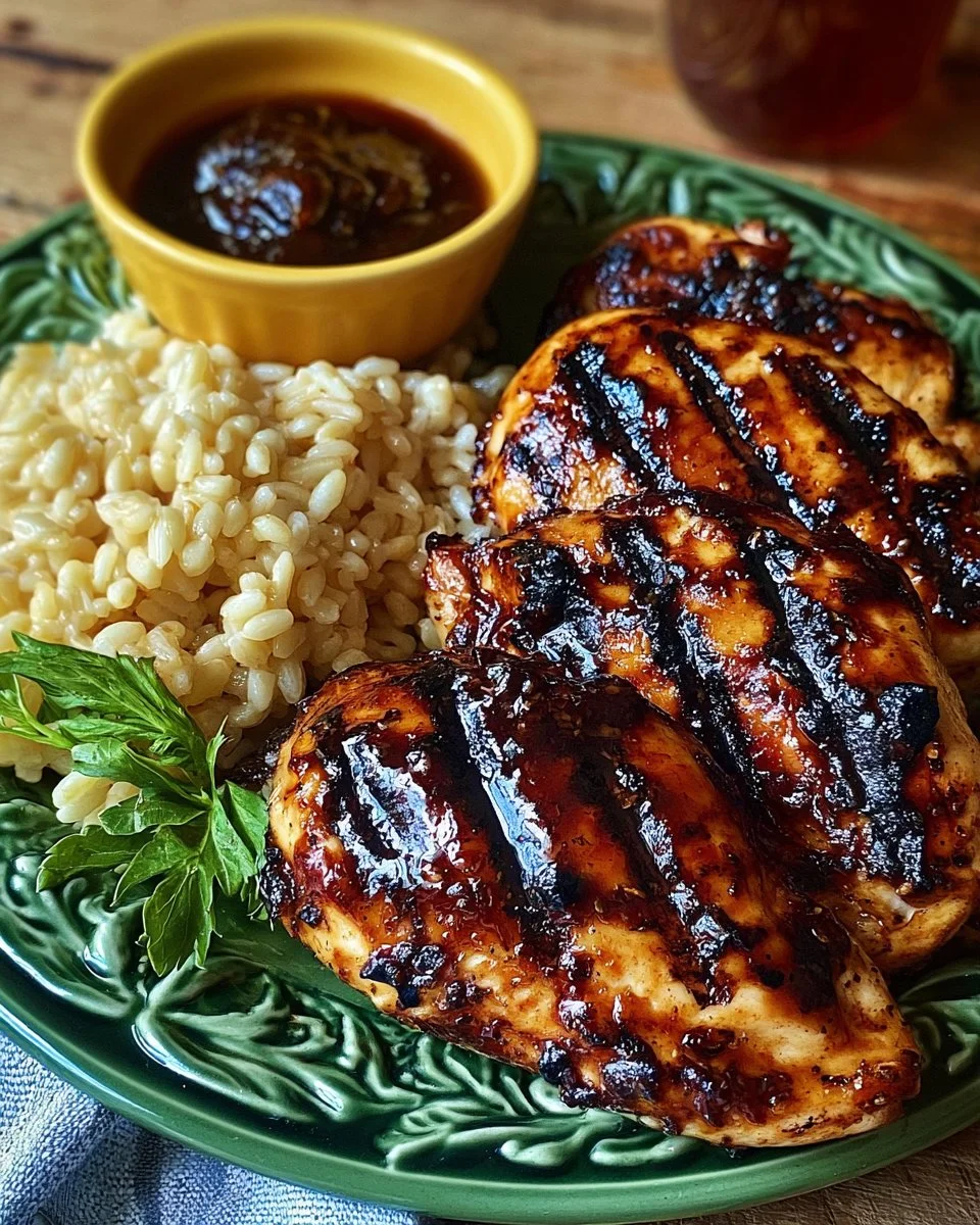Glazed Grilled Chicken Plate