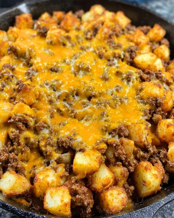 Sloppy Joe Potato Skillet