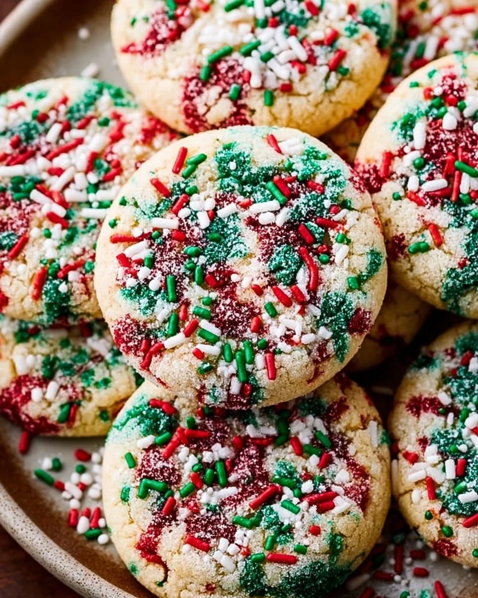 Softbatch No-Roll Holiday Sprinkles Cookies